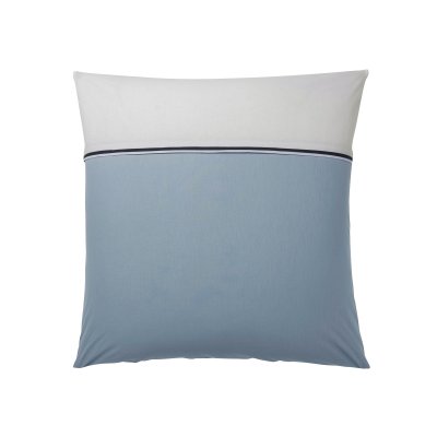ORIGIN Taie D'oreiller Imprim&eacute;e En Coton, Duo - 63 X 63 Cm - Turquoise