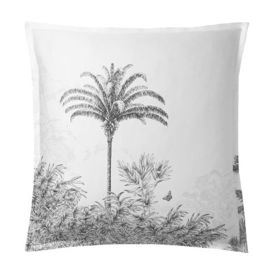 ALEXANDRE TURPAULT Taie d'oreiller imprim&eacute;e en satin de coton bio, AMAZONE