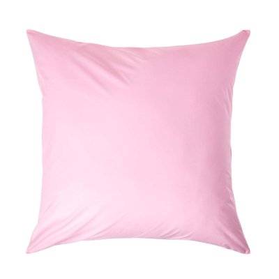 HOMESCAPES Taie d'oreiller Rose 100% coton Egyptien 200 fils 80 x 80 cm