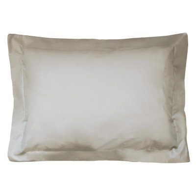 LINNEA Taie d'oreiller uni 100% coton ALTO 40x60 cm - Marron Chamois