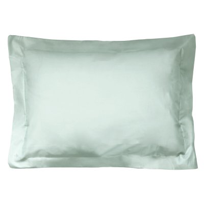 LINNEA Taie d'oreiller uni 100% coton alto 40x60 cm - Vert Fleur d'amandier