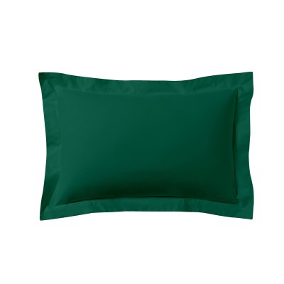 A DEMAIN Taie D'oreiller Unie En Coton, Les Unis - 50 X 70 Cm - Vert Opale