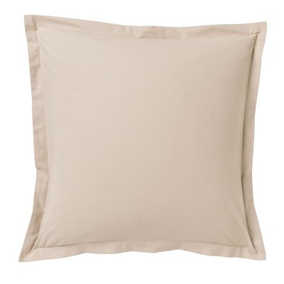 A DEMAIN Taie D'oreiller Unie En Coton, Les Unis - 63 X 63 Cm - Lin