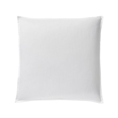 ESSIX Taie D'oreiller Unie En Satin De Coton, Grand H&ocirc;tel Blanc - 