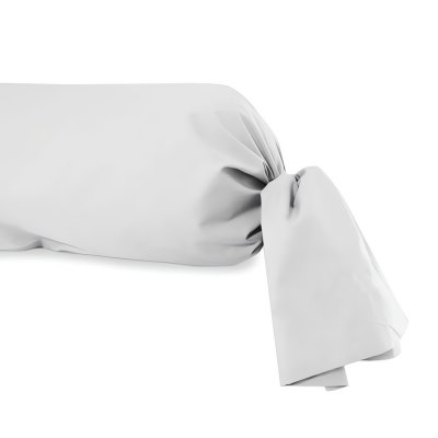 SOLEIL D OCRE Taie de traversin en coton 57 fils 45x185 cm UNI blanc, par