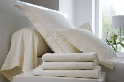BLANC DES VOSGES Taie de traversin Satin  45 x 230 cm Naturel