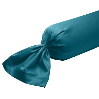 DODO Taie de traversin Satin de coton Coloris Canard 160 cm - 