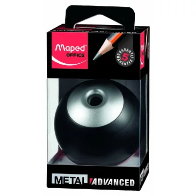 MAPED Taille-crayon Advanced en m&eacute;tal avec r&eacute;serve