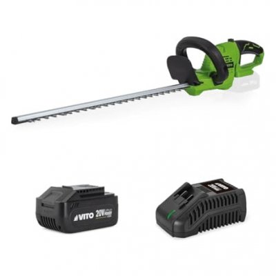 VITO Taille Haies 20V  EGO LI Lame 51CM + Batterie 4AH + Chargeur Rapide