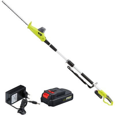 DEWINNER Taille-Haies T&eacute;lescopique -  - 41 cm - Batterie Li-ion 20V - Chargeur Rapide 1H - 24 m
