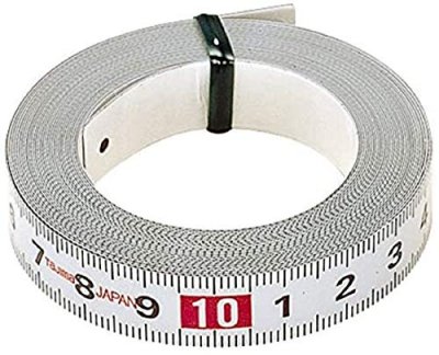GENERIQUE Tajima - Ruban de mesure adh&eacute;sifs 1 m x 13 mm