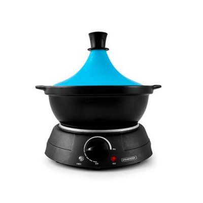KITCHENCOOK Tajine &eacute;lectrique avec pot en terre cuite k_jine_3_bleue 