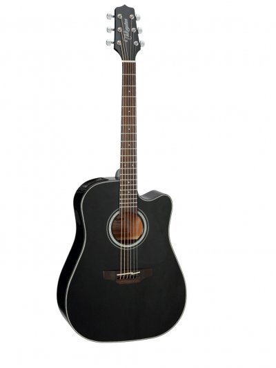 TAKAMINE  d30ceblk - guitare &eacute;lectro acoustique - dreadnought - noire