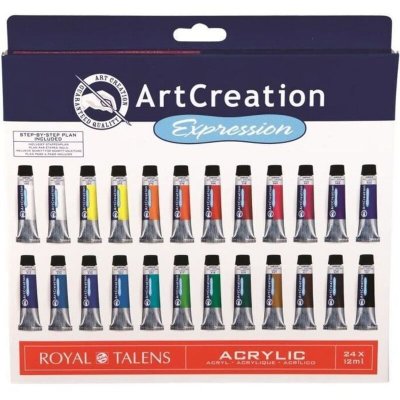  Talens Peinture Acrylique Artcreation Expression 24 Tubes
