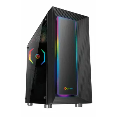 TALIUS  Bo&icirc;tier ATX Gaming Auriga en Verre tremp&eacute; USB 3.0