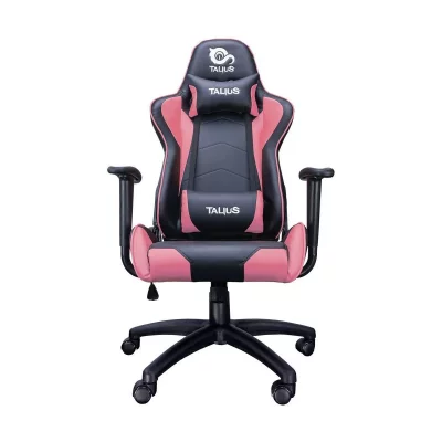 TALIUS, TECH 4 U Talius Gecko V2 Chaise de Gaming avec Bras Fixes Noir Rose, Plastique