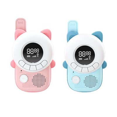 TI SMART Talkie-walkie sans fil haute fr&eacute;quence pour mini-enfants (Chat), 2 paquets 