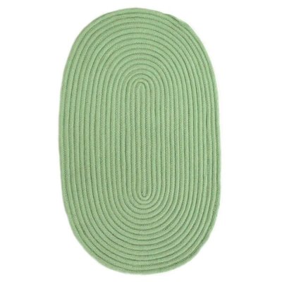 THE DECO FACTORY TAM TAM Tapis en coton - 50x80 cm - Vert basilic