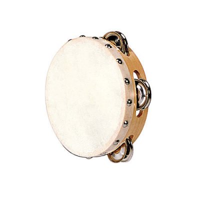 FUZEAU Tambourin peau naturelle + cymballettes d.15cm