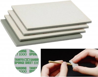 TAMIYA  Sanding Sponge Sheet 1500- - Produit pour poncer