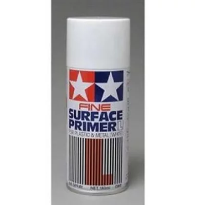 TAMIYA  Sous-couche pour plastique et m&eacute;tal (Blanc) - - Bombe de peint