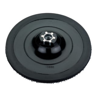  Tampon adh&eacute;sif Metabo 125 mm, 5/8', pour feuilles abrasives adh&eacute;sives Pyramid