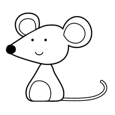 ARTEMIO Tampon en bois - Souris - 