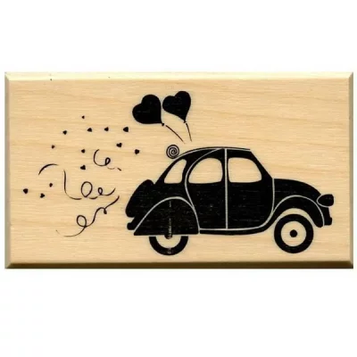 ARTEMIO Tampon Mariage 2 CV coeurs -  - couleur variant