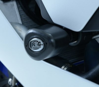 R&G RACING Tampons de protection  Aero noir Yamaha YZF-R1 15-18