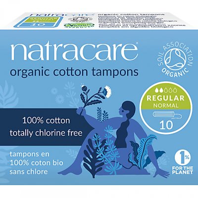 NATRACARE Tampons normal sans applicateurs en coton Bio - 10 unite(s)