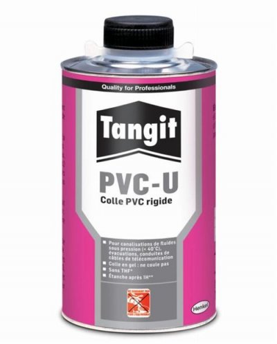 TANGIT  - Colle pour tube et raccord en pvc - 1 Kg