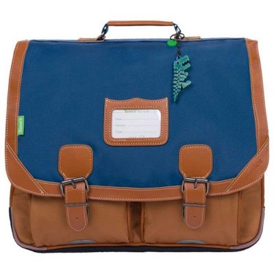 TANN S Tanns - Cartable 41cm Nils bleu/camel - 13893