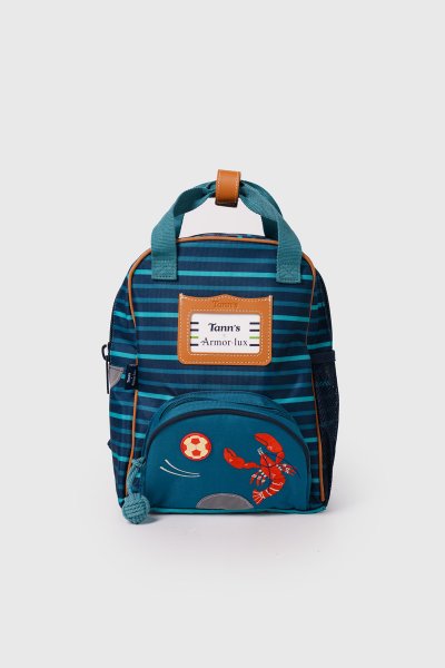 ARMOR LUX Tanns - Sac &agrave; dos maternelle XS Titouan bleu - 13825