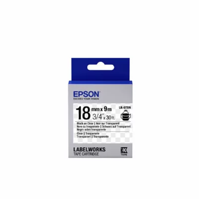 EPSON Tape lk-5tbn clear blk-/clear clear 18/9