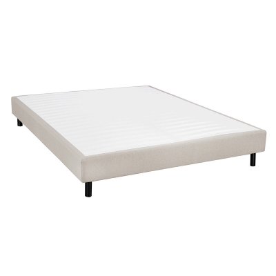 ALTOBUY Tapikit - sommier tapissier d&eacute;montable 160x200cm 2x20 lattes gris lin