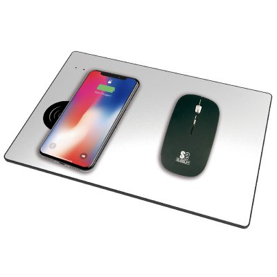 SUBBLIM Tapis avec Chargeur sans fil  SUB-MP-10WPU01 10W Noir