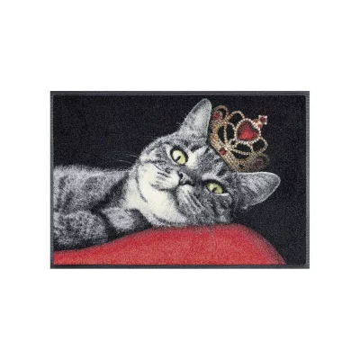 KLEEN TEX Tapis chambre paillasson royal cat tx noir 50 x 75 cm paillassons par  