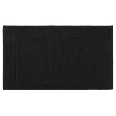 SENSEI MAISON Tapis de bain 50 x 80 cm en Coton couleur Noir - Noir - 50x80 cm