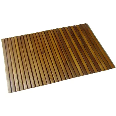 VIDAXL Tapis de bain Acacia 80x50 cm  Brown