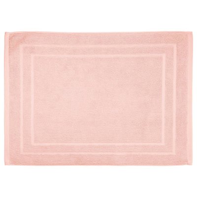 ATMOSPHERA CREATEUR D INTERIEUR Tapis de bain en coton - 50 x 70 cm - Rose pastel