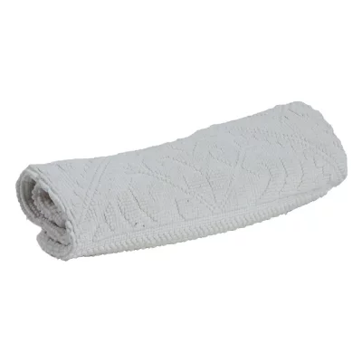 VIVARAISE Tapis de Bain en coton ciment 54 x 110