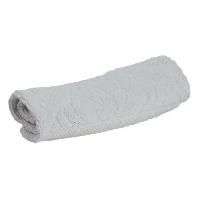 VIVARAISE Tapis de Bain en coton ciment 54 x 64