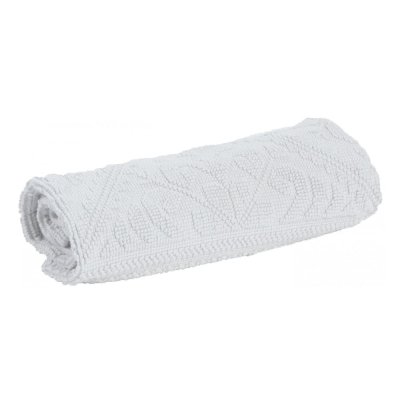 VIVARAISE Tapis de Bain en coton neige 70 x 140