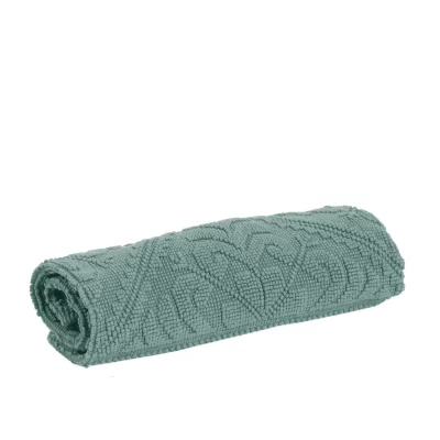 VIVARAISE Tapis de bain enzo vert de gris 54 x 110 cm  1306974000