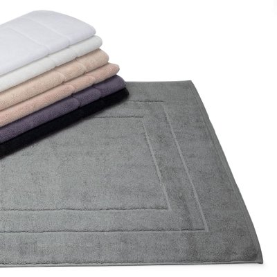 LINNEA Tapis de bain flair Rectangulaire 60x100 cm - Gris Anthracite