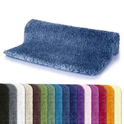 SPIRELLA Tapis de bain Microfibre highland 70x120cm Bleu ciel - Bleu - 