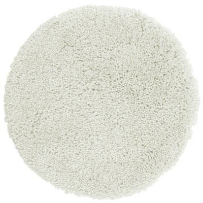 SPIRELLA Tapis de bain Rond Microfibre highland &oslash;60cm Blanc - Blanc - 