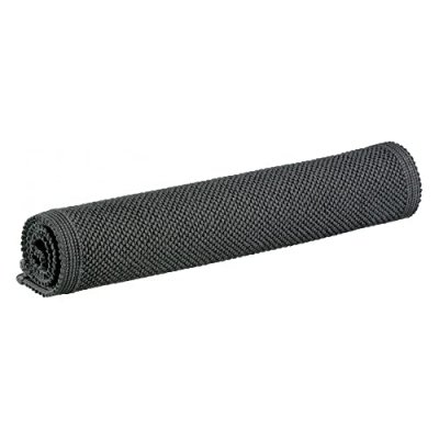 VIVARAISE Tapis de bain uni en coton carbone 54 x 64