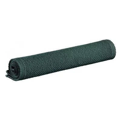 VIVARAISE Tapis de bain uni en coton prusse 54 x 64