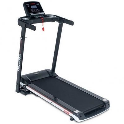 MOMA BIKES Tapis de course 1500w, 4 capteurs de fr&eacute;quence cardiaque, 12 programmes d'entra&icirc;nement FITREADMILL